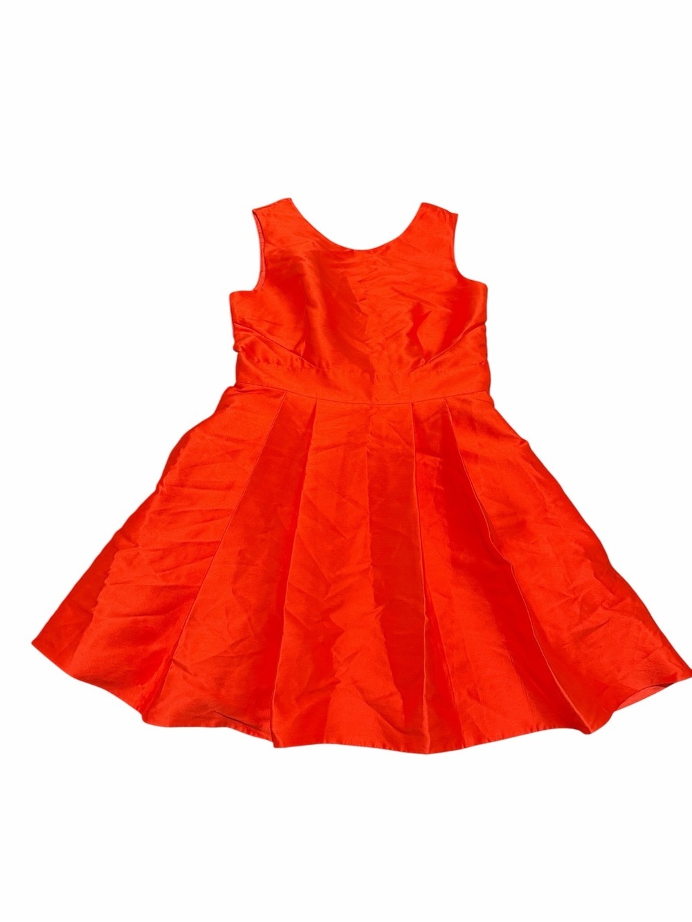 Kate Spade Sleeveless Coral-Red Fit & Flare Mini Dress,NWT,SZ14 - Picture 13 of 14